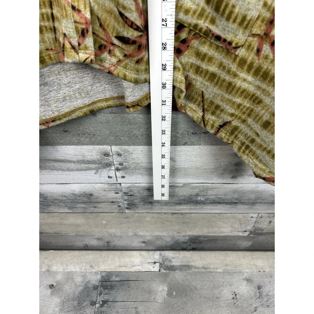 LOGO Lori Goldstein Women's 1X Button Up Cardigan